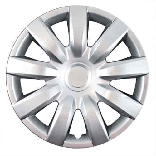 Aftermarket Wheel Cover 15 in. Wheel # 61136 Metal Clip Silver Finish