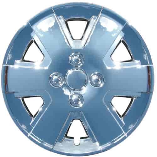 Aftermarket Wheel Cover 15 in. Wheel # 7044 Metal Clip Chrome Finish