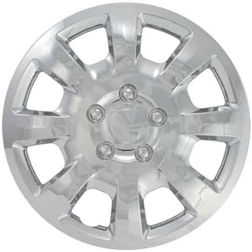 Aftermarket Wheel Cover 16 in. 7 Spokes Wheel # 57579 Metal Clip Chrome Finish