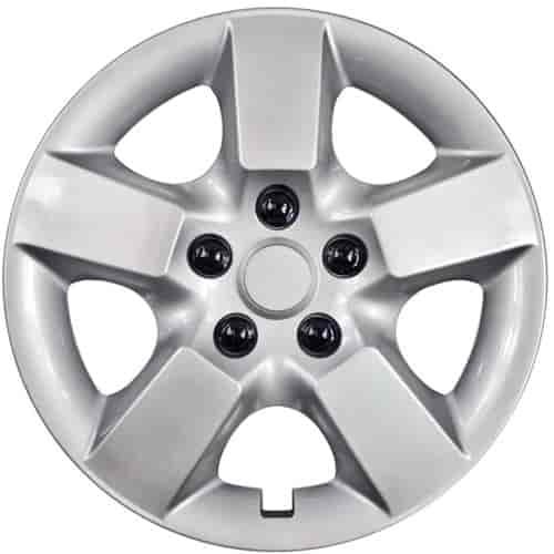Aftermarket Wheel Cover 16 in. 5 Spokes Wheel # 53078 Plastic Clip Silver Finish