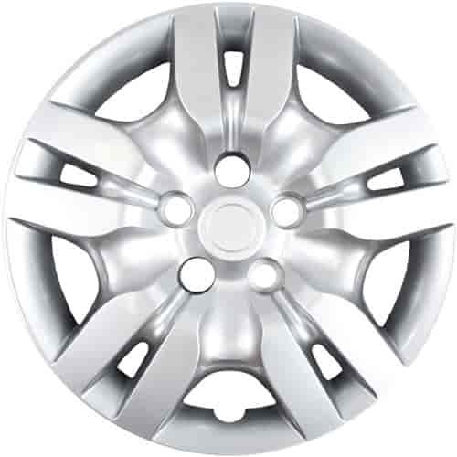 Aftermarket Wheel Cover 16 in. 10 Spokes Wheel # 53078 Bolt-On Clip Silver Finish