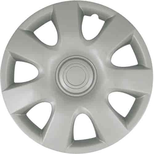 Aftermarket Wheel Cover 15 in. 7 Spokes Plastic Clip Chrome Finish