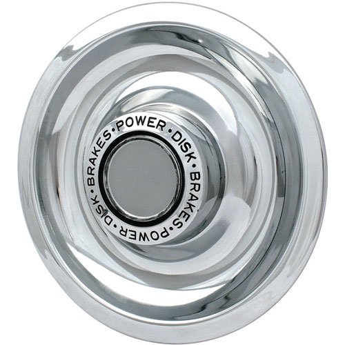 CHROME RALLY WHEEL W/ TRI BAR SPINNER