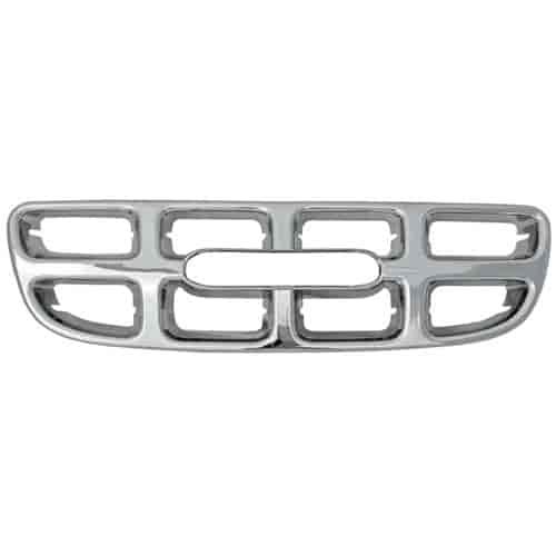 Grille Overlay 1 pc. Triple Chrome Plated ABS Snap-In