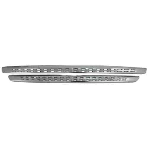 Grille Overlay 2 pc. Triple Chrome Plated ABS