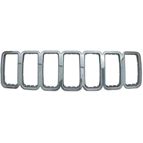 Grille Overlay 1 pc. Triple Chrome Plated ABS Snap-In