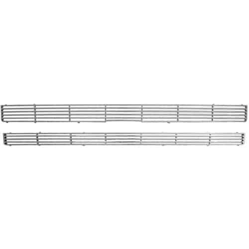Grille Overlay 2 pc. Triple Chrome Plated ABS Snap-In
