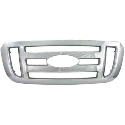 Grille Overlay 1 pc. Triple Chrome Plated ABS Snap-In