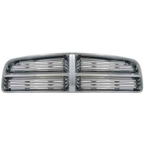 Grille Overlay 1 pc. Triple Chrome Plated ABS Snap-In