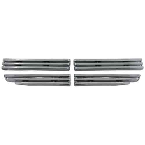 Grille Overlay 1 pc. Triple Chrome Plated ABS