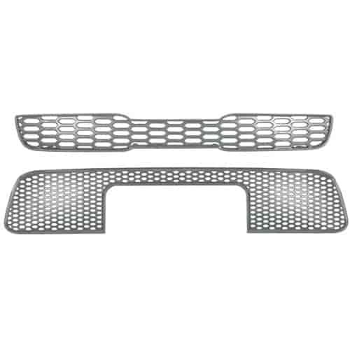 Grille Overlay 2 pc. Triple Chrome Plated ABS