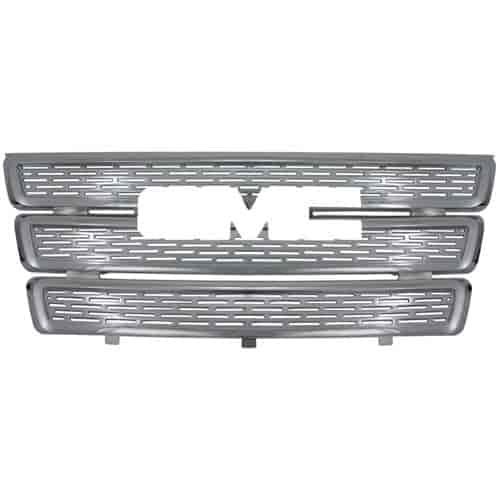 Grille Overlay 1 pc. Triple Chrome Plated ABS