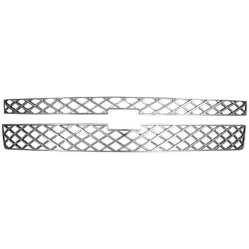 Grille Overlay 1 pc. Triple Chrome Plated ABS