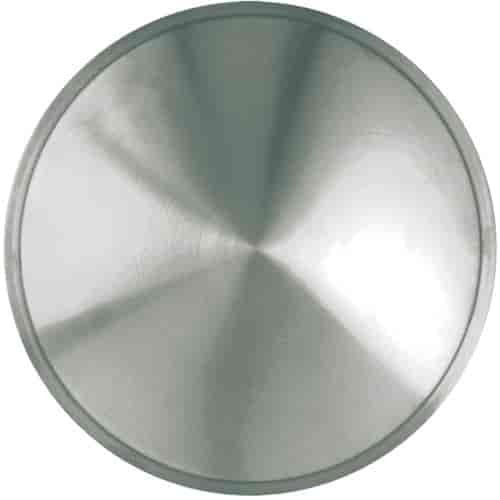 Aftermarket Wheel Cover 15 in. Racing Disks Metal Clip Stainless Steel Finish