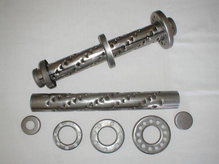 Lake Style Header Muffler Kit w/Flange