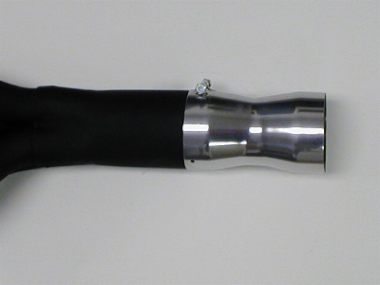 Power Squeeze Venturi Exhaust Tube Painted Bolt In Fits 4 in. Pipe