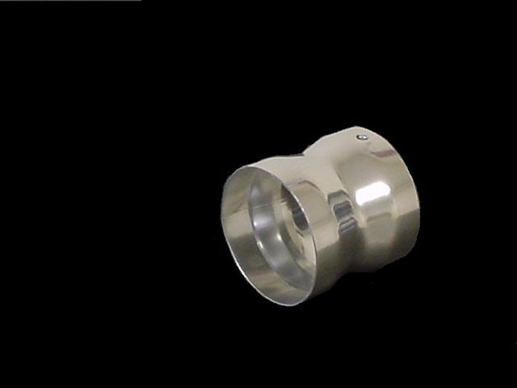 Power Squeeze Venturi Exhaust Tube Cermakrome Ceramic Coating Bolt In Fits 2.5 in. Pipe
