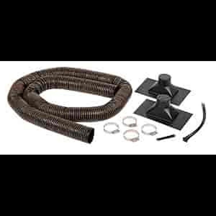 Brake Cooling Hose Kit (2) Universal Bumper-Mount Inlets