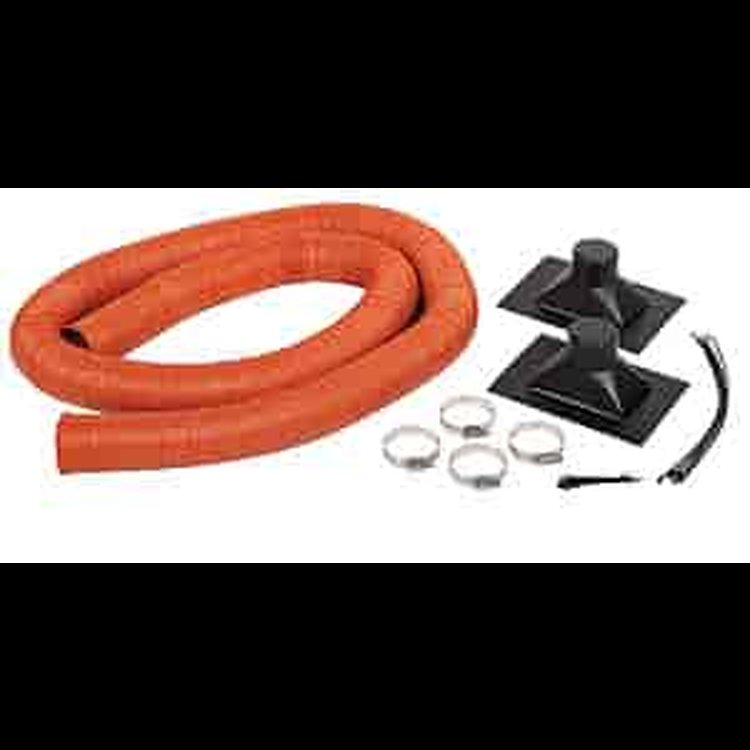 Brake Cooling Hose Kit (2) Universal Bumper-Mount Inlets