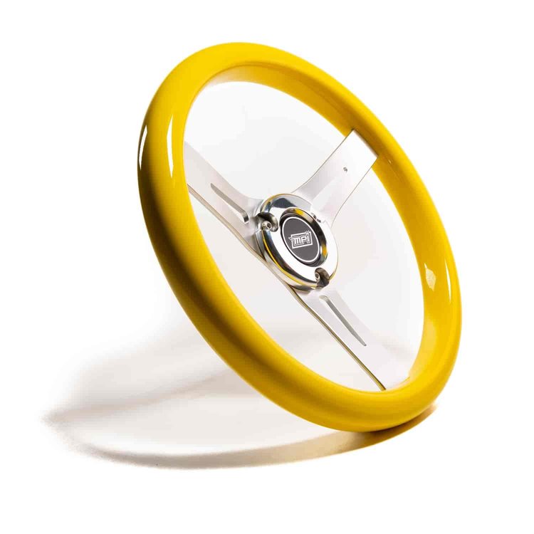 Corsa Boat/Golf Cart Steering Wheel [Yellow]