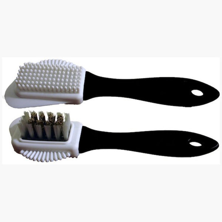 MPI-A-SB Suede Brush Dual Brass & Rubber Head