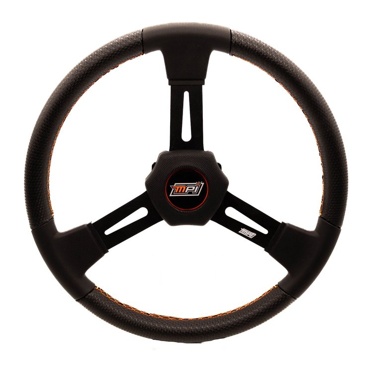 MPI-D4-15 Dirt Late Model/Modified Steering Wheel [15 in. Diameter, Flat]