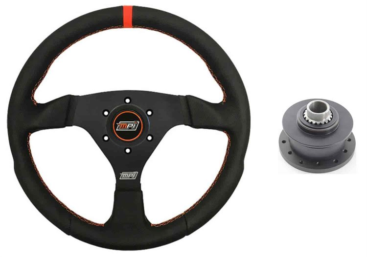 Road Course / UTV 13 in. Steering Wheel Kit w/Quick-Release Hub
