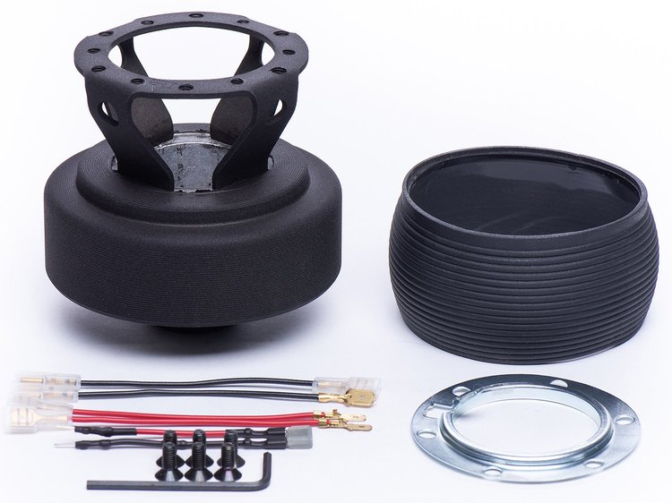 Bolt-On Steering Wheel Adapter 6-Bolt Aluminum - Select Audi and Volkswagen Models