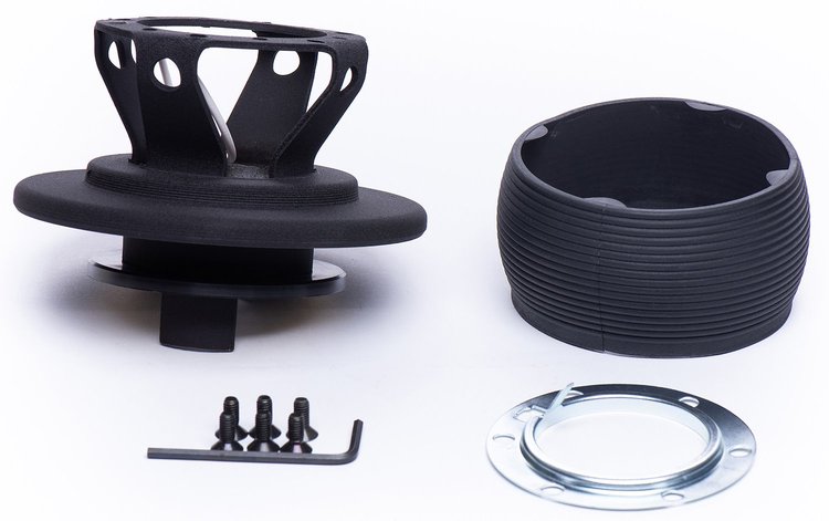 Bolt-On Steering Wheel Adapter 6-Bolt Aluminum - Fits Select BMW Models
