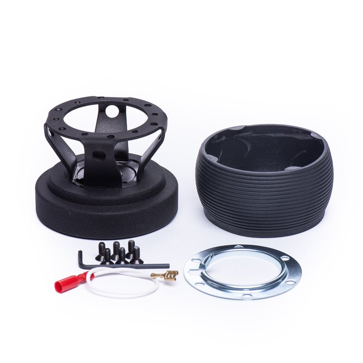 Aluminum Steering Wheel Hub Adapter, 6-Bolt Pattern - Fits Select GM and Mopar Models