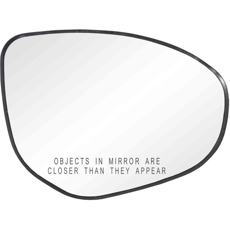 Heated Replacement Glass Assembly for 11-14 Mazda 2 w/o Blind Spot lens; 10-13 Mazda 3 w/o Blind Spo