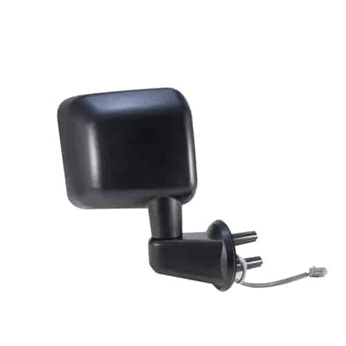 OEM Style Replacement Mirror for 2014 JEEP Wrangler textured black foldaway Passenger Side Heated Po