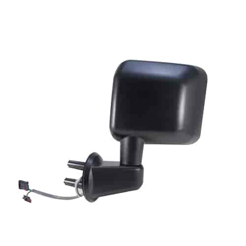 OEM Style Replacement Mirror for 15-17 JEEP Wrangler textured black foldaway Driver Side Heated Powe