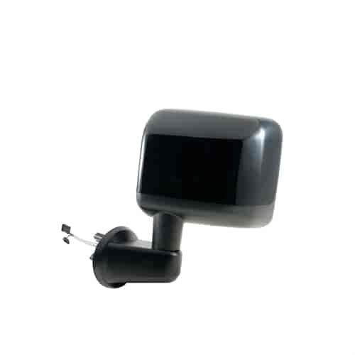 OEM Style Replacement Mirror for 15-17 JEEP Wrangler textured black w/PTM cover foldaway Driver Side