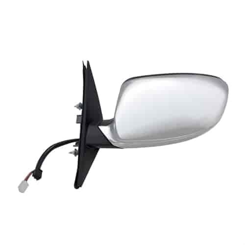 OEM Style Replacement Mirror for 11-17 CHRYSLER 300 Sedan code GU4 textured black w/chrome cover w/m