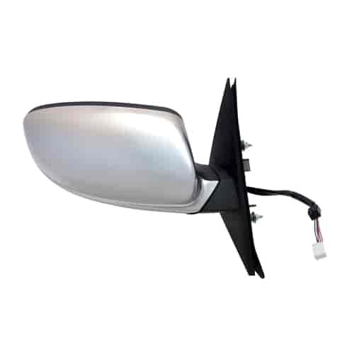 OEM Style Replacement Mirror for 11-17 CHRYSLER 300 Sedan code GU4 textured black w/silver cover w/m