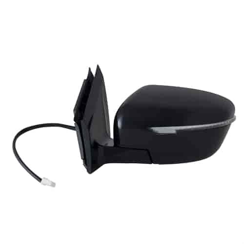 OEM Style Replacement Mirror for 15-17 NISSAN Murano black PTM cover w/turn signal foldaway w/o CCD
