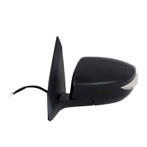 13-14 NISSAN Sentra textured black w/ PTM cover w/ turn signal foldaway Driver Side Heated Power