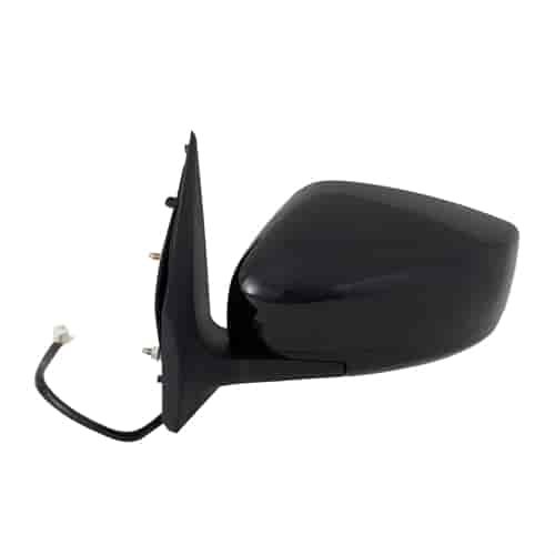 OEM Style Replacement Mirror for 15-17 NISSAN Versa Sedan textured black w/PTM cover foldaway w/o tu