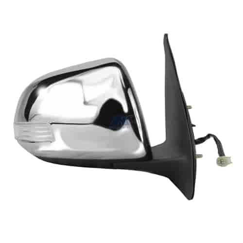 13-15 TOYOTA Tacoma textured black w/ chrome cover w/ turn signal foldaway Pass Side Power
