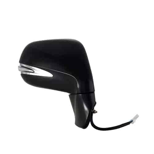 OEM Style Replacement Mirror for 10-12 LEXUS RX350 RX450h Japan & Canada Built black PTM w/turn sign