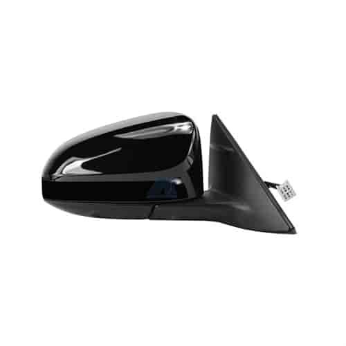 12-14 TOYOTA Camry black w/PTM cover foldaway w/o turn signal w/o BSDS Passenger side mirror tested