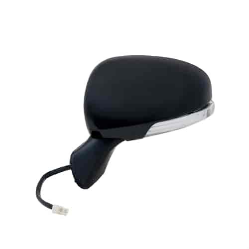 OEM Style Replacement Mirror for 15-17 TOYOTA Prius V Wagon textured black w/PTM cover w/turn signal
