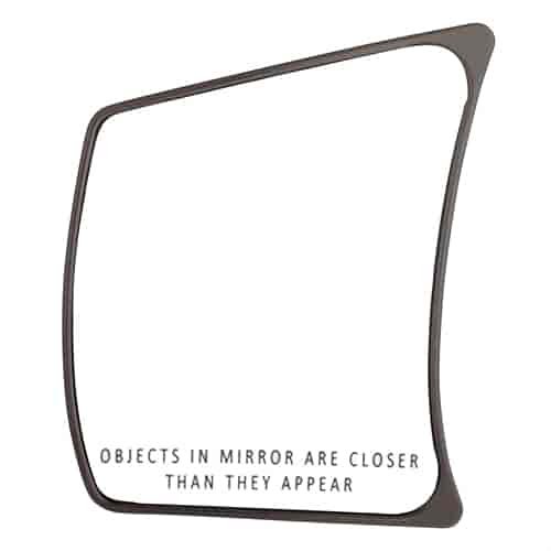 LH side Glass Assembly only for Snap & Zap 80920 Convex lens Replace broken towing mirror glass Incl