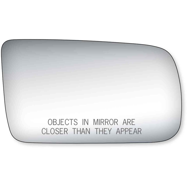 Replacement Glass for 87-91 Camry Sedan non-foldaway the glass measures 3 1/2 tall by 6 7/16 wide an