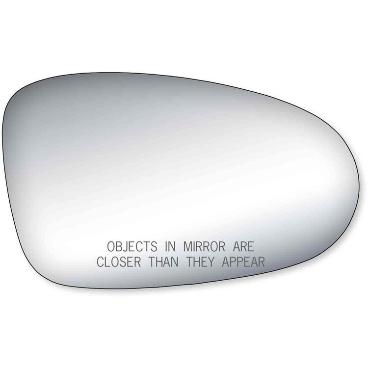 Replacement Glass for 02-06 Altima Sedan the glass measures 4 tall by 6 15/16 wide and 7 diagonally