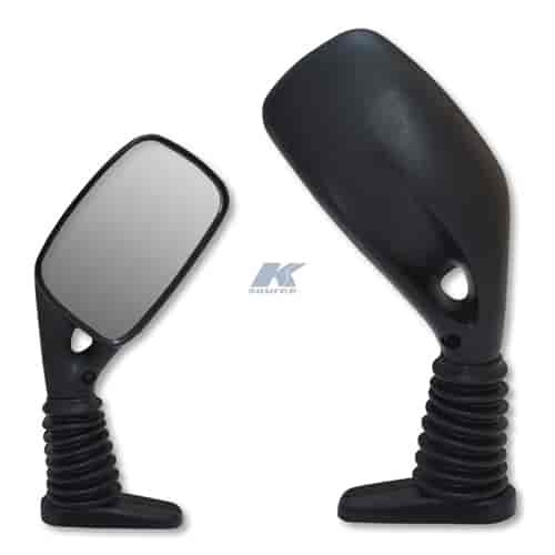 ZX black fairing mirror RH