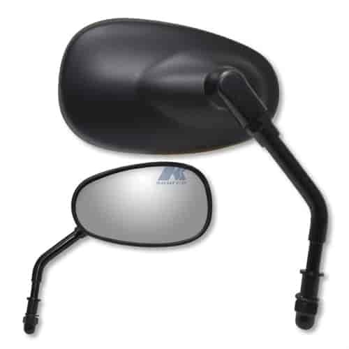 Matte black mirror Harley mount