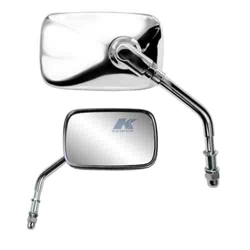 Mini-chrome universal rectangle Harley mount