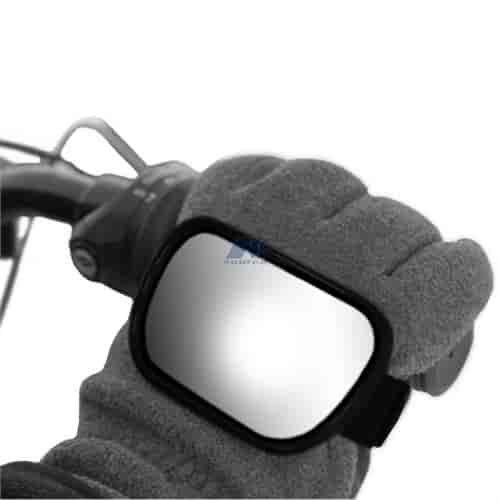 Wedge hand mirror